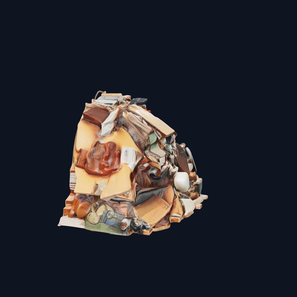 Urban Waste Hill Debris Elements model pack